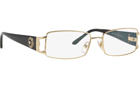 versace men's prescription eyeglasses|clear versace glasses on face.